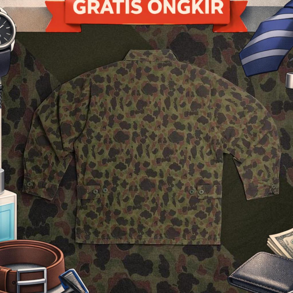 Prblm Og25/002 Vintage Hunting Jacket Tropical Frogskin Camo