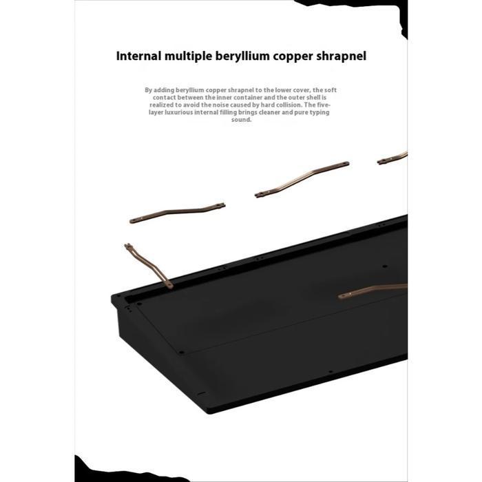 Mechanical Keyboard Weikav Stars75 Alumunium Barebone Wireless