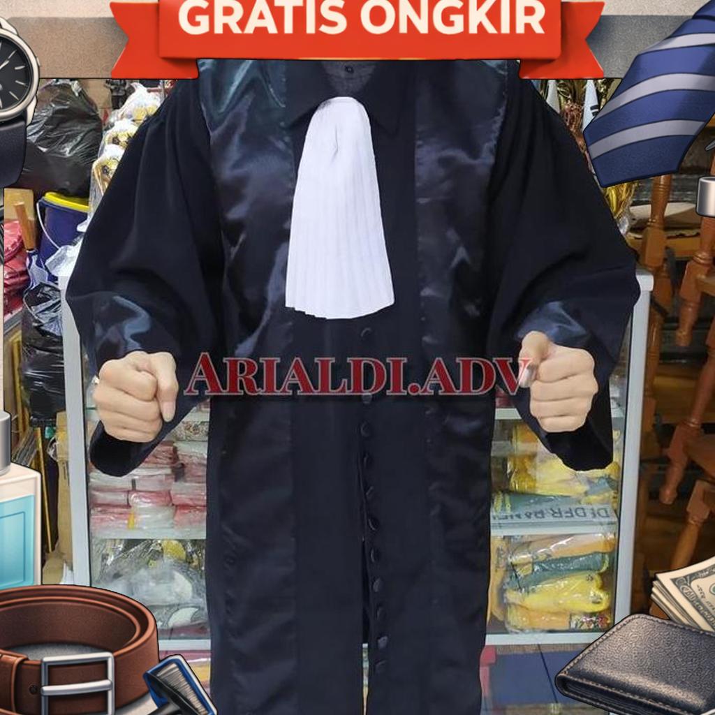 Toga Pengacara/Jaksa Toga Lawyers Bahan Twist