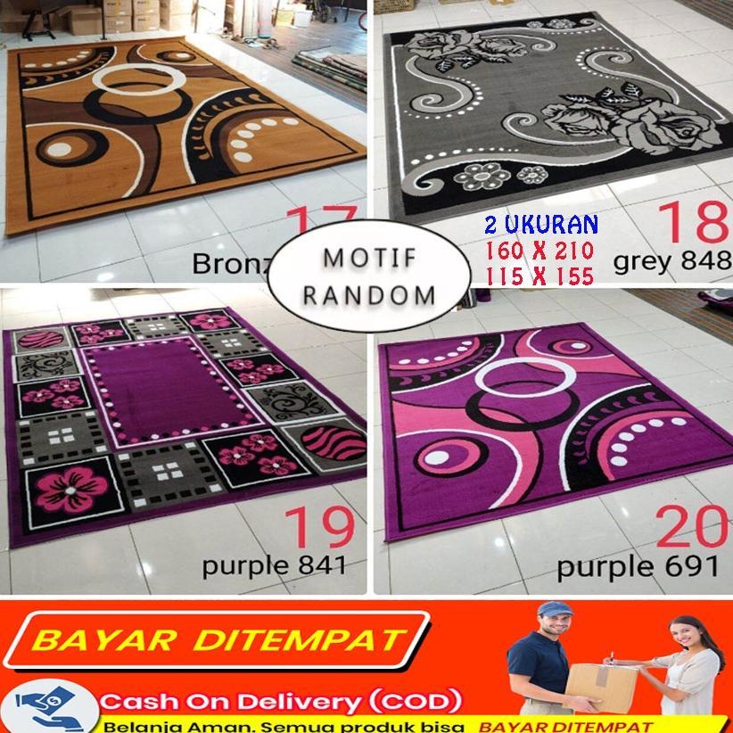 Karpet Lantai Permadani "Moderno" "Super  Premium"  Size 115X155 - 160X210