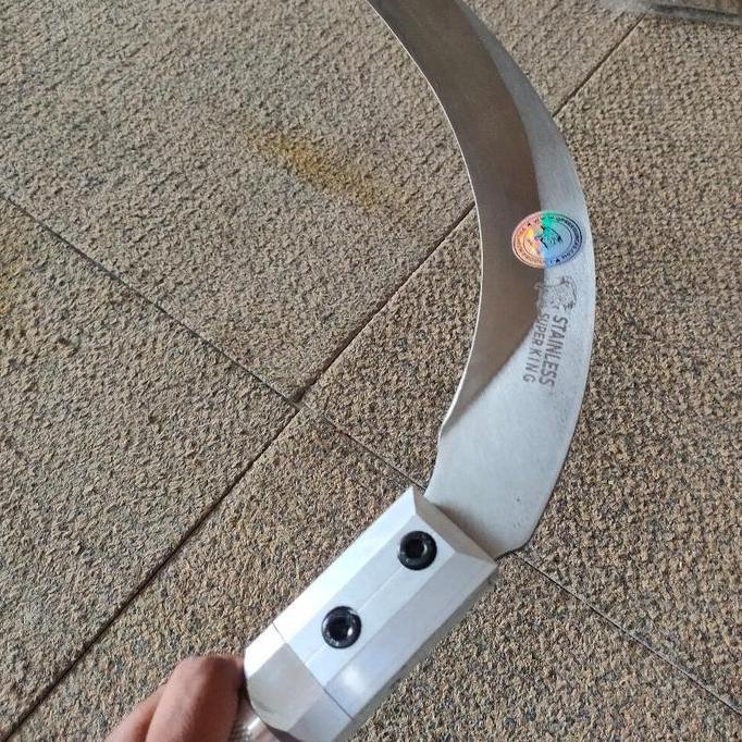 Egrek panen sawit STAINLESS SUPER KING, panen sawit anti karat, super tajam, super awet