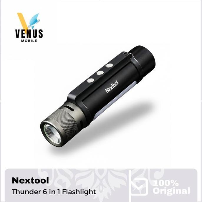 NexTool Thunder Flashlight Outdoor 6 in 1 - nextool senter 6in1 Lampu & Senter Camping