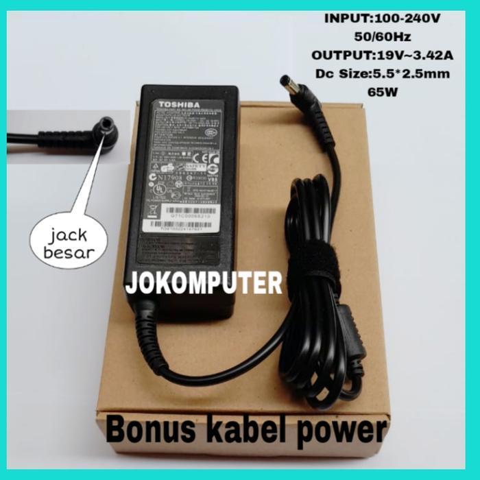 Charger Adaptor Laptop Original Toshiba L645 L510 M300