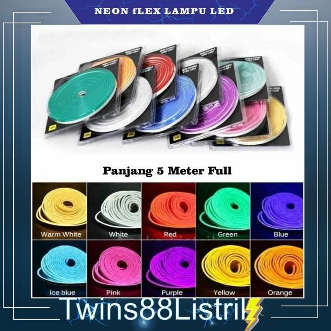 Bestone- Neon Flex Lampu LED 5 Meter DC 12V Selang LED