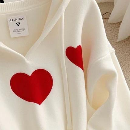 BEST DEALS Sweater Hoodie Crop Lucu Wanita - THREELOVE Hoodie Crop Lucu Korean Style - Jaket Hoodie 