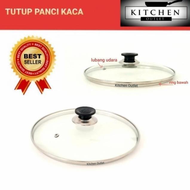 Tutup Panci Tutup Teflon Kaca Gratisongkir