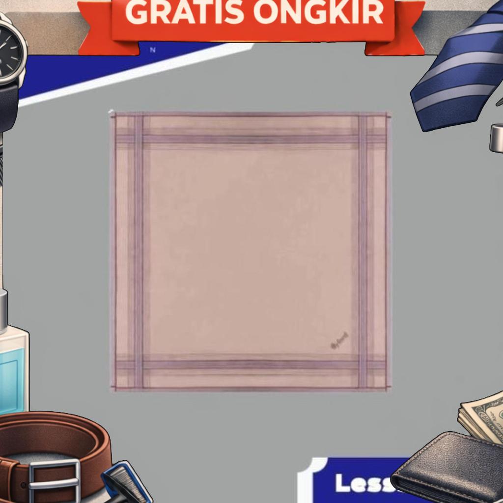 Saputangan Byford Isi 3 Pcs Katun Sapu Tangan Handkerchiefs X06