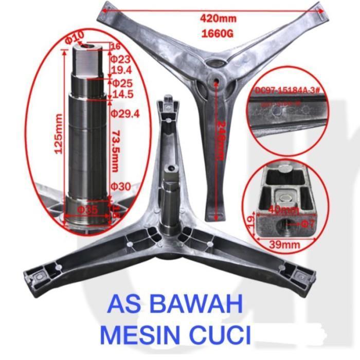 (Diskon) Spider Segitiga Wf8650Nhw Mesin Cuci Wf 8650 Nhw 6.5 Kg Bestseller