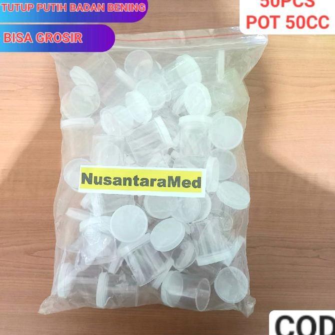 50PCS POT URINE 50CC POT 50ML POT OBAT POT DAHAK POT URINE 50CC