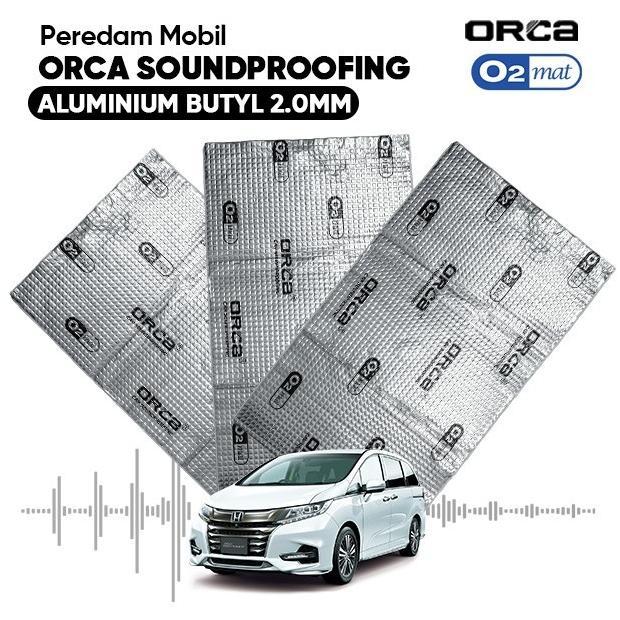 Peredam Suara Mobil Orca / Peredam Orca Alumunium / Peredam Aspal Orca Per Dus Isi 9 Lembar