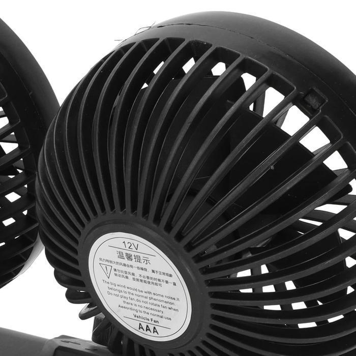 Kipas Mobil (2 Kipas + 2 Usb Power-Bank) Fleco F-2021 Kipas Angin Mobil 24 Volt | Kipas Angin Mobil 