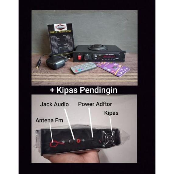 Bestone- Mp3 player musik mp3 masteran burung kicau sonic master musik box bok