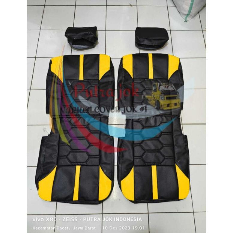 Murah  Cover Jok Mobil Grandmax Minibus Motif Tawon Jok Depan