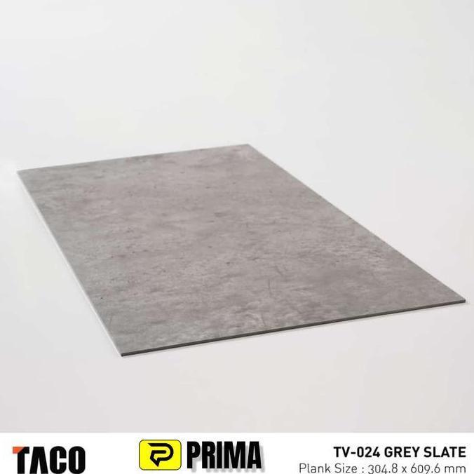 TACO Lantai Vinyl 3mm Stone Series TV-024 Grey Slate