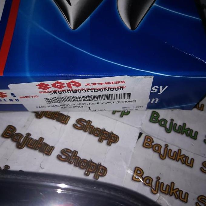TERLARIS Kaca Spion Kiri chrome Skywave 18 des 2018