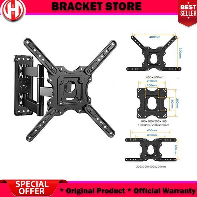 Bracket Tv. Bracket Swivel 32 43 50 55 Inch Brecket Tv Swivel Import