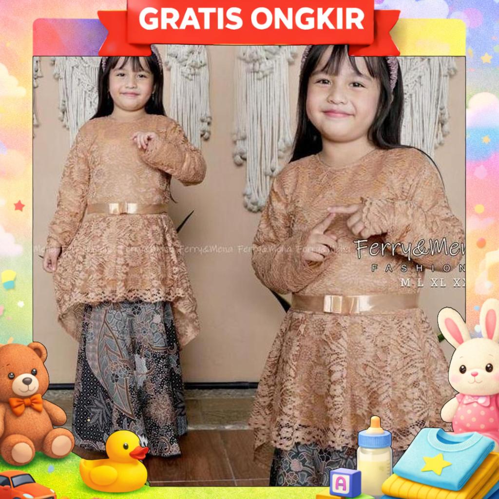 Kebaya Anak / Setelan Kebaya Anak / Kebaya Anak Tk