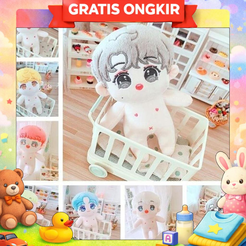 Cute Hair Doll/Cotton Doll/Skeleton Cotton Doll 20Cm/Non Attribute Naked Doll