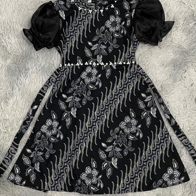 Promo Dress  Batik Anak Mahalini/ Dress anak perempuan / kids dress / gaun anak cewek / baju anak pe