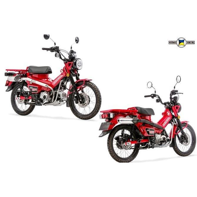 Grosir Knalpot Full System Monster Moriwaki Untuk Honda Ct125 Original Import