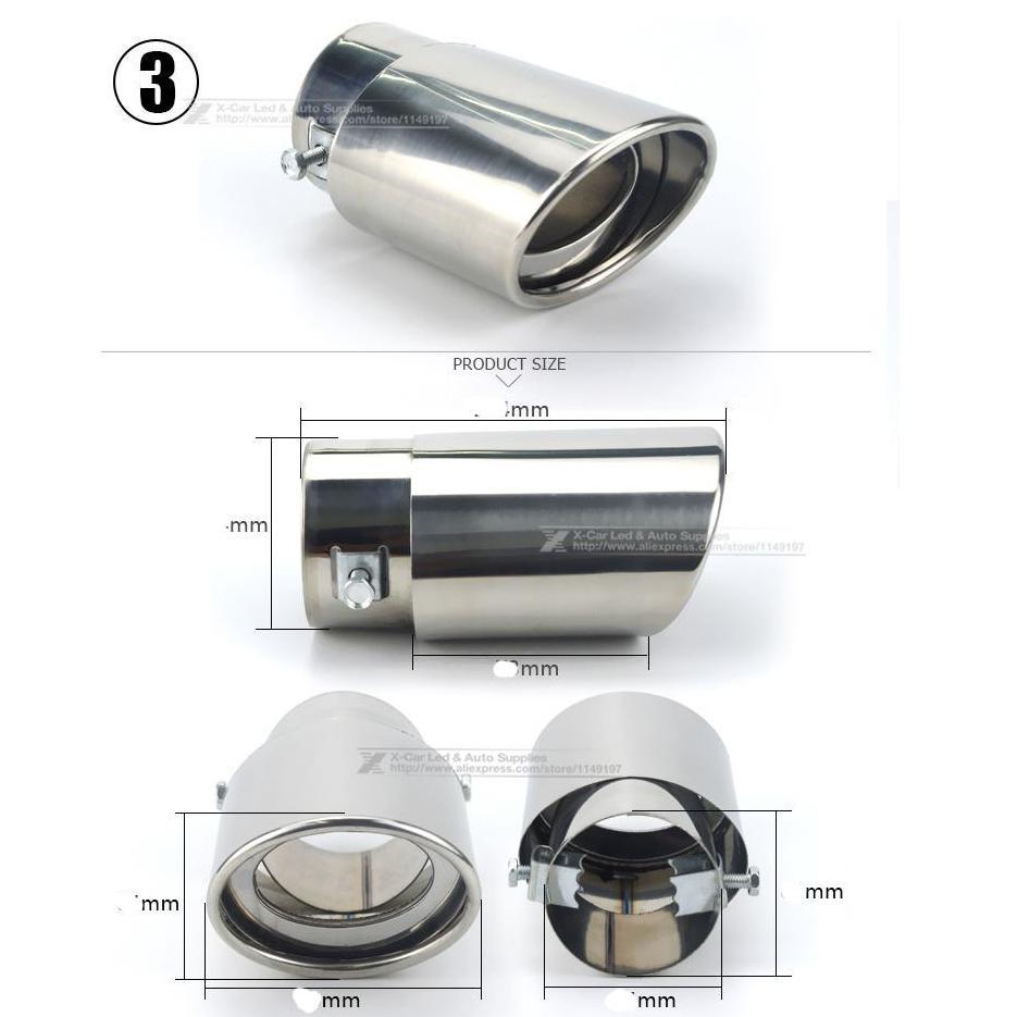 Termurah Pipa Ekor Ujung Knalpot Mobil Racing / Pipa Knalpot Mobil / Ujung Knalpot Mobil Variasi