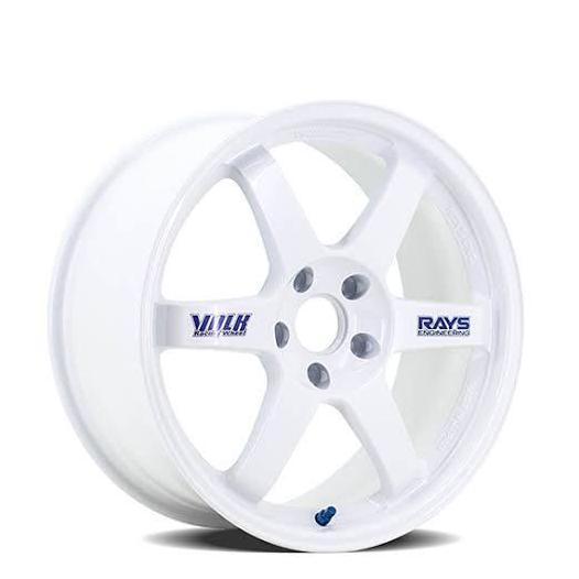 Thebest- sticker JDM Velg TE37 Volk Rays Biru