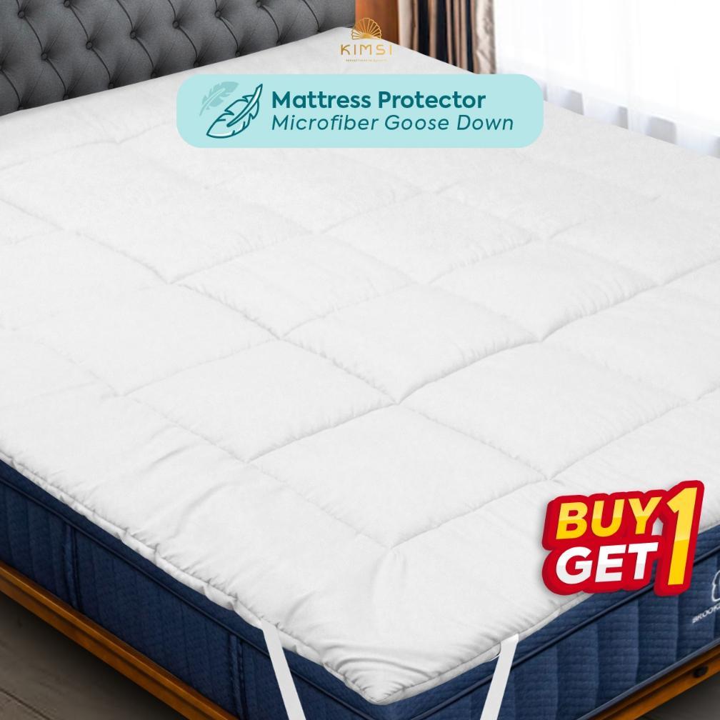 Promo BUY 1 GET 1 / Matras Protector Aloevera Pelindung Kasur / Matras Topper Kasur / 120x200 160x20