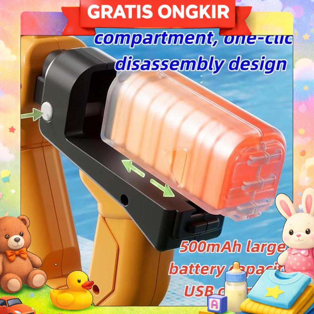Pulsed Electric Semi-Automatic Water Gun High-Power Water Spray Gun For Children Electric Semi-Autom