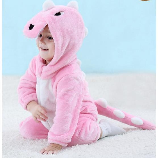 Baju Kostum Dinosaur Anak Bayi Dino Onesie Karakter Animal Hewan