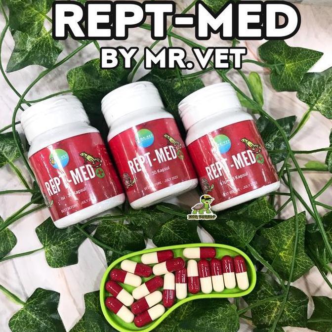 REPTMED OBAT REPTIL KURA DARAT KURA AIR SULCATA LEMAS PILEK SAKIT