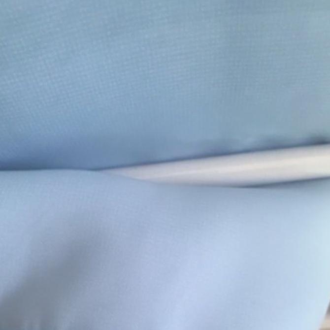 Thebest- BABY BLUE Hijab Pollycotton Hijab Sqare ( Hijab Warna Baby Blue / Hijab Warna Ice Blue )