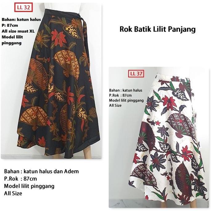 Bawahan Batik Rok Batik Lilit Panjang Rok Batik Lilit