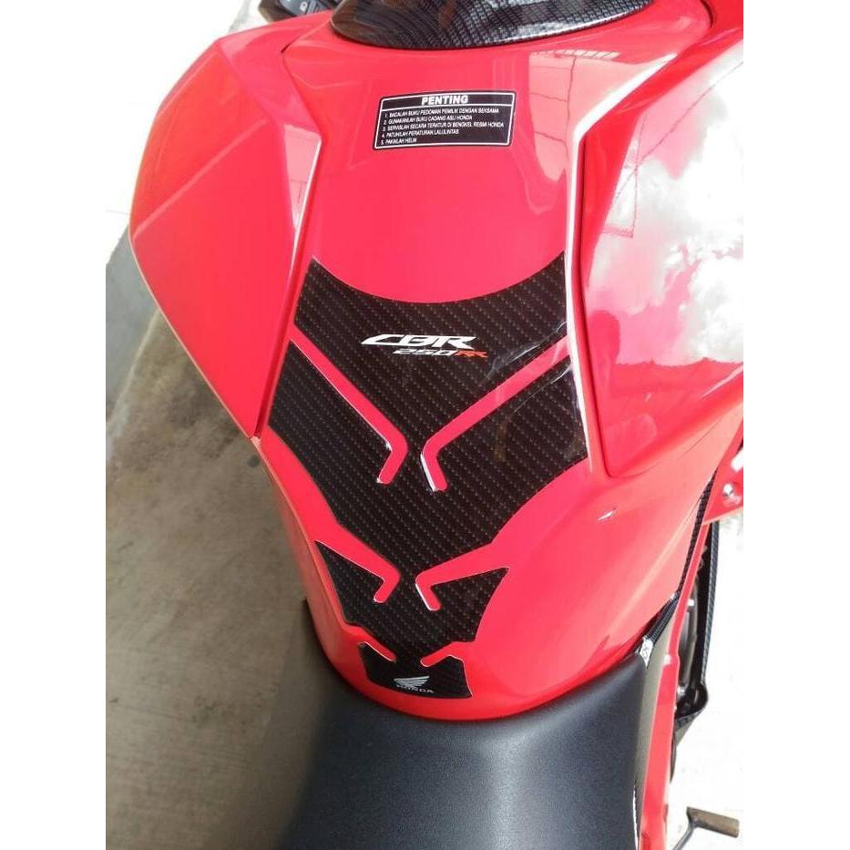 Sticker Tank Pad Set Cbr 250Rr New Facelift Fuelpad Tankpad Segitiga Original Dan Terpercaya