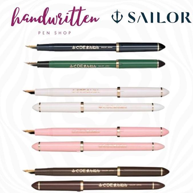 SAILOR Fude De Mannen Fountain Pen For Calligraphy & Sketching | Pena Kalam