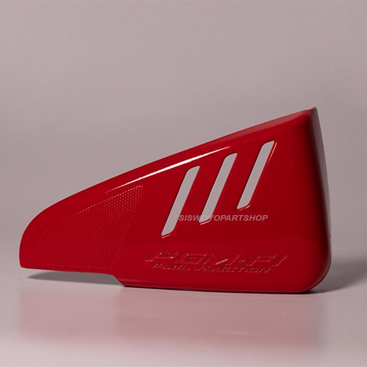 GARNISH FILTER UDARA HONDA SCOOPY BEAT FI VARIO CW FI 110 MERAH TAHUN 2012 SD 2014 TIPE STATER KASAR