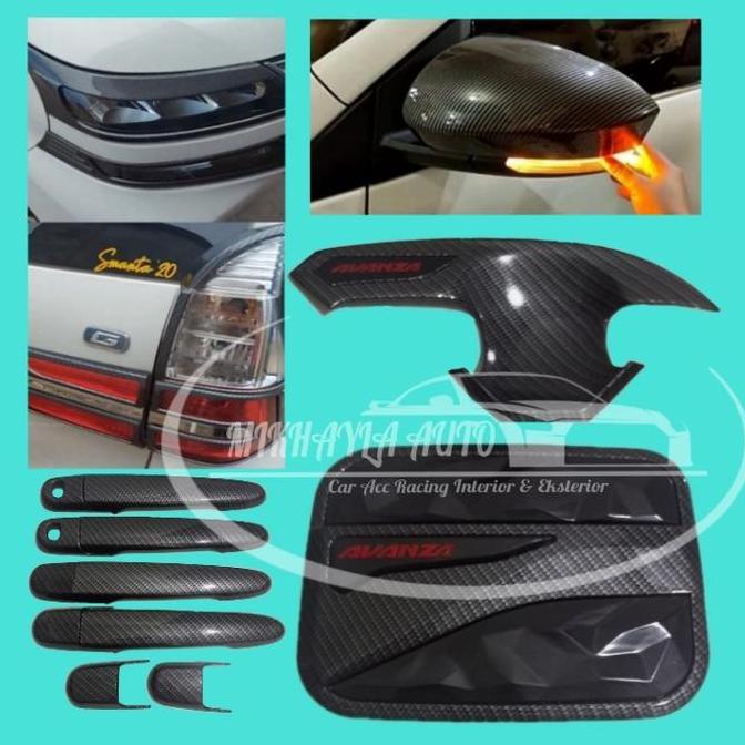 Promo Paket Variasi Full Carbon Mobil Avanza/Veloz 2019-2020 Diskon
