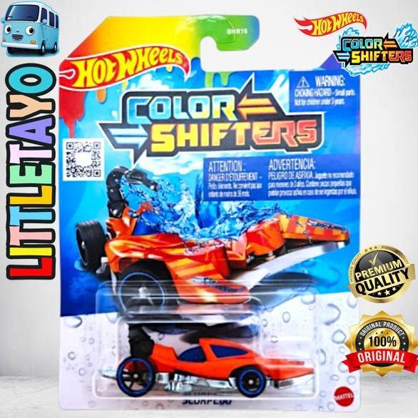 Hot Wheels Color Shifters Scorpedo Orange Diecast Mobil Berubah Warna
