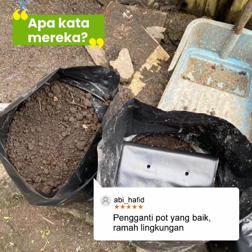 Bisa Cod Tanduri - Polybag Premium Ukuran 40X40 Polibag 30Pcs Polybag Kuat Tebal Tidak Mudah Sobek P