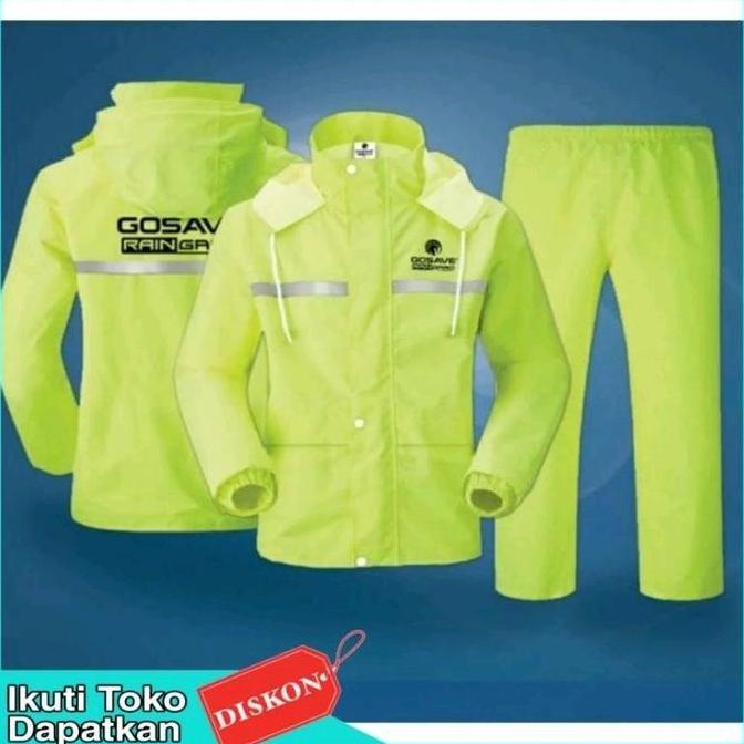 BEST SELLER / PREMIUM Jas Hujan Setelan RAINGARD Anti Tembus PVC Tahan Air Jas Hujan Pria Jas Hujan 