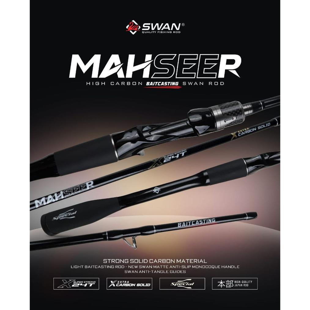 Joran BC SWAN MAHSEER 602/180Cm | Joran Bait Casting Carbon Solid