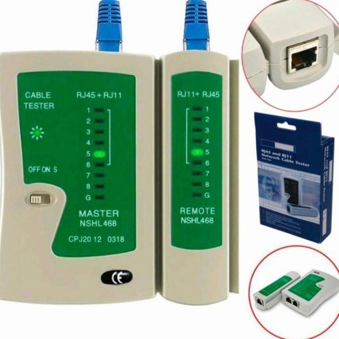 Gaskita- Lan Tester Rj45/Rj11 Lan Tester