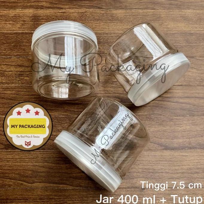 Toples Tabung Silinder 400ml | Jar Plastik 400 ml