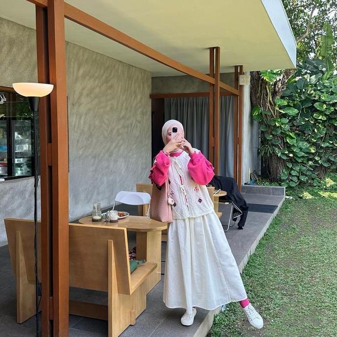 CAYNILV - Cania Skirt Rample Basic Linen