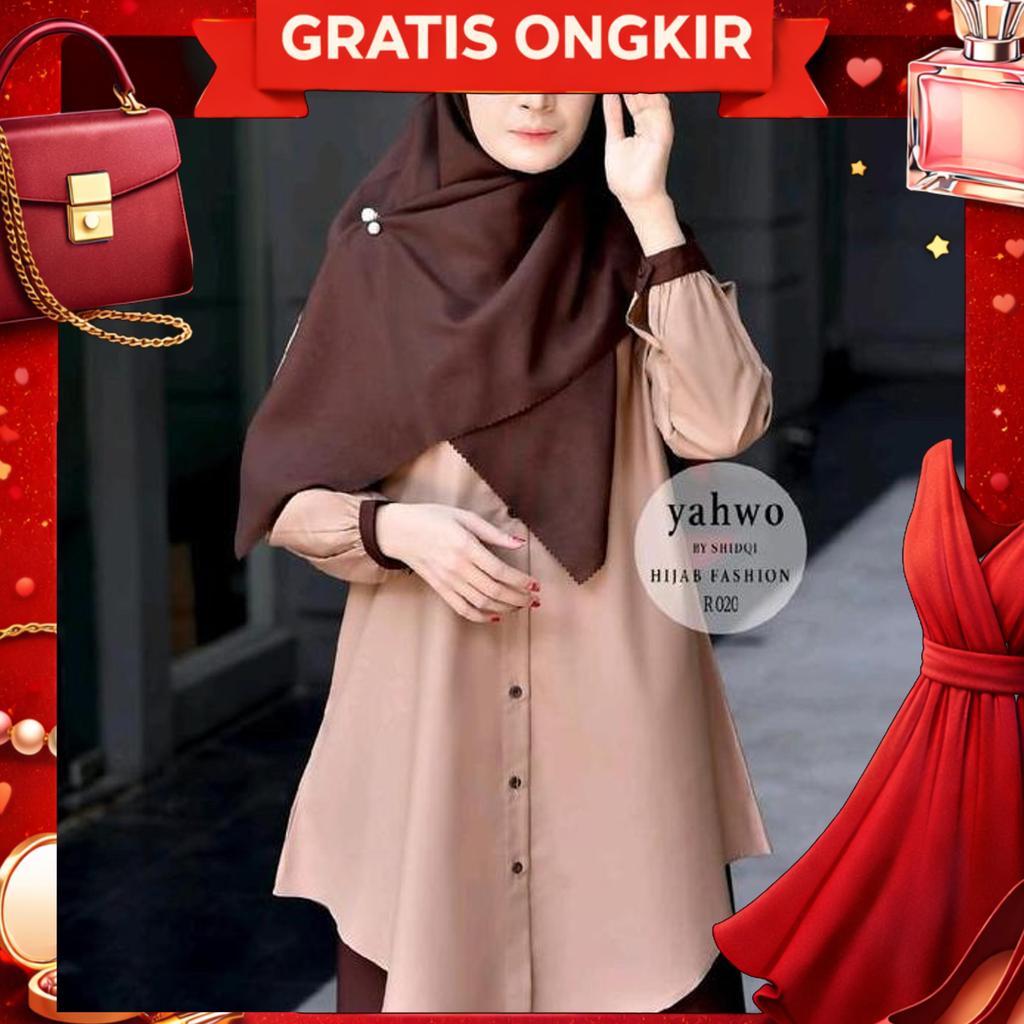 Setelan Pramuka Tua Wanita/One Set Terlaris/Seragam Guru Pramuka Terbaru/Katun Toyobo Muslim Dewasa