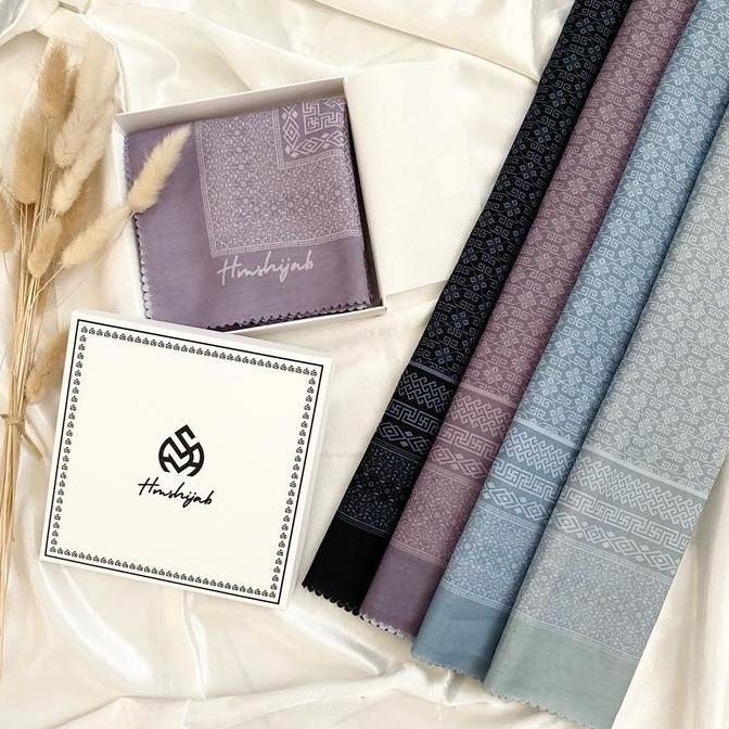 Terpopuler- Hijab Voal Motif Exclusive Scarf By Hmshijab Box Exclusive Segi Empat Kerudung Square Ba