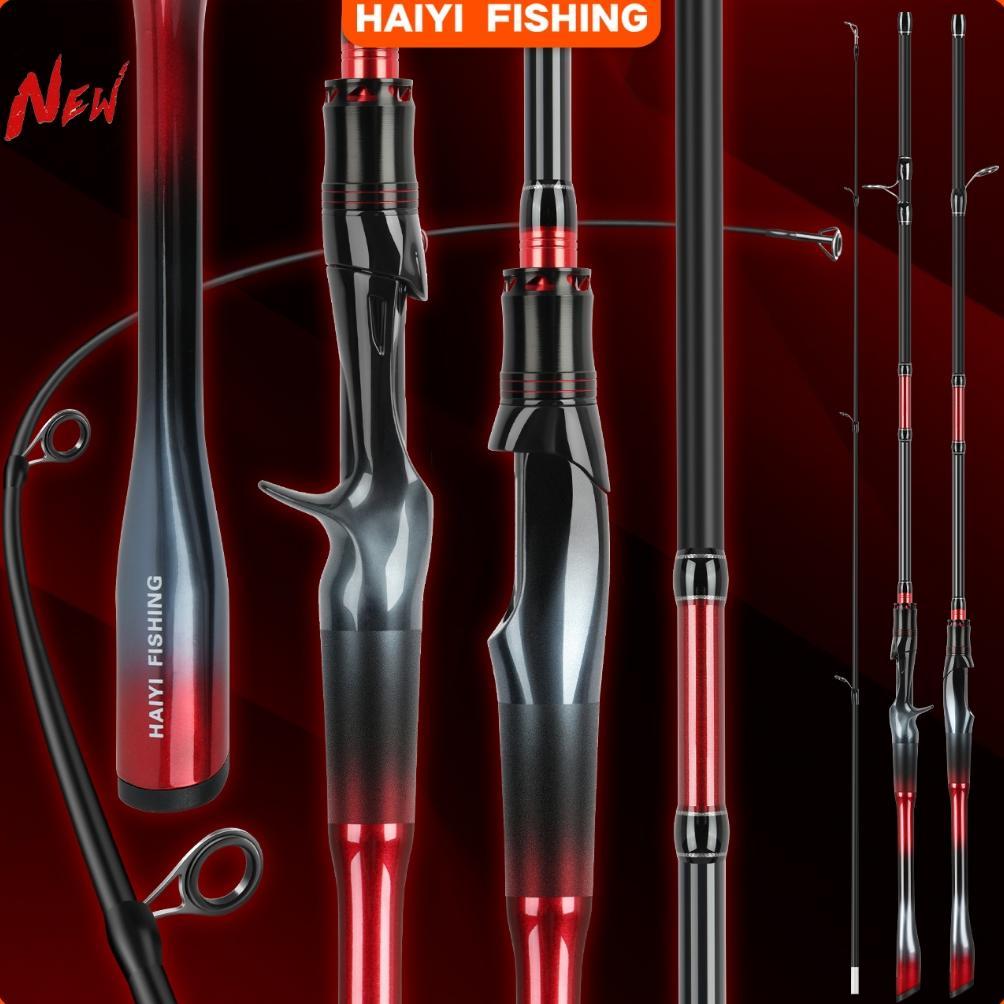 HAIYI FISHING Baru SPINNING Casting Rod H Joran Pancing Karbon Gaya Baru Joran Melompat Spin Power F