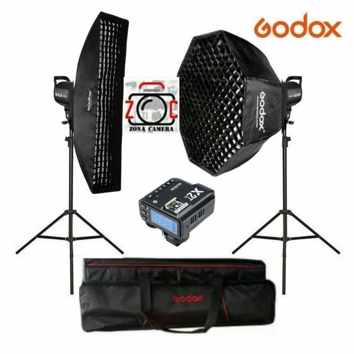 Paket Godox SK400II Pro Lighting Studio Flash SK400 V2 Strobe SK 400II
