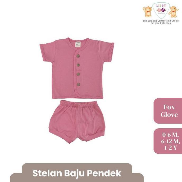 Larisbanget- Libby Piyama Bayi-Setelan Pendek Bayi-Baju Tidur Bayi-Libby Earth Comfy Set (1 Stel)
