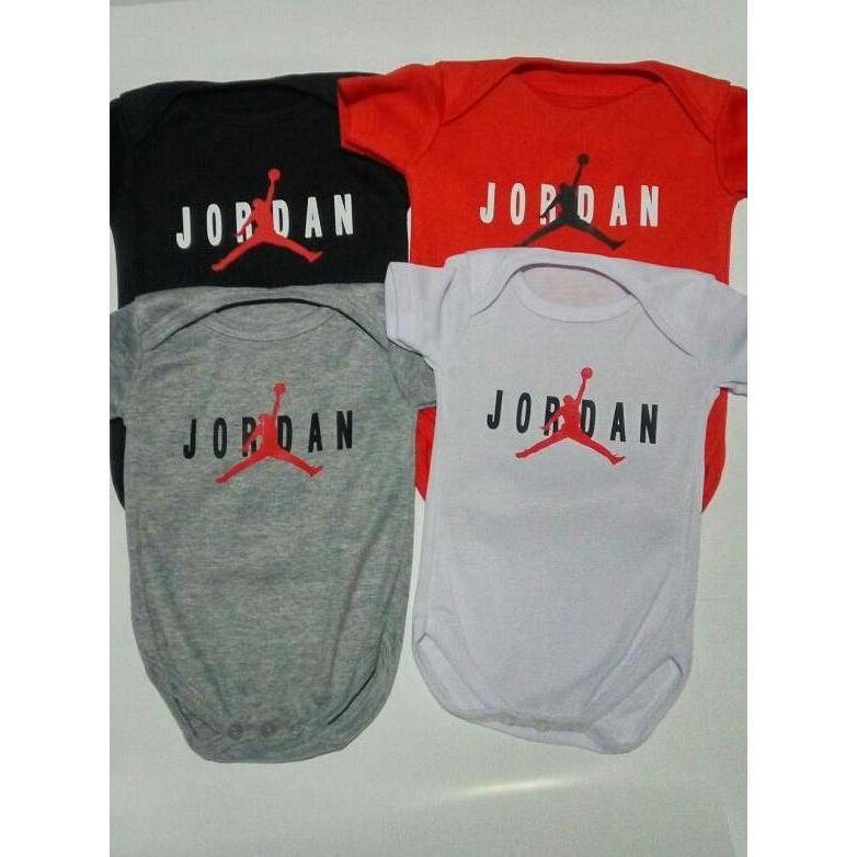 Larisbanget- Baju Bayi Air Jordan Basket Basketball Kado Newborn Romper Kaos