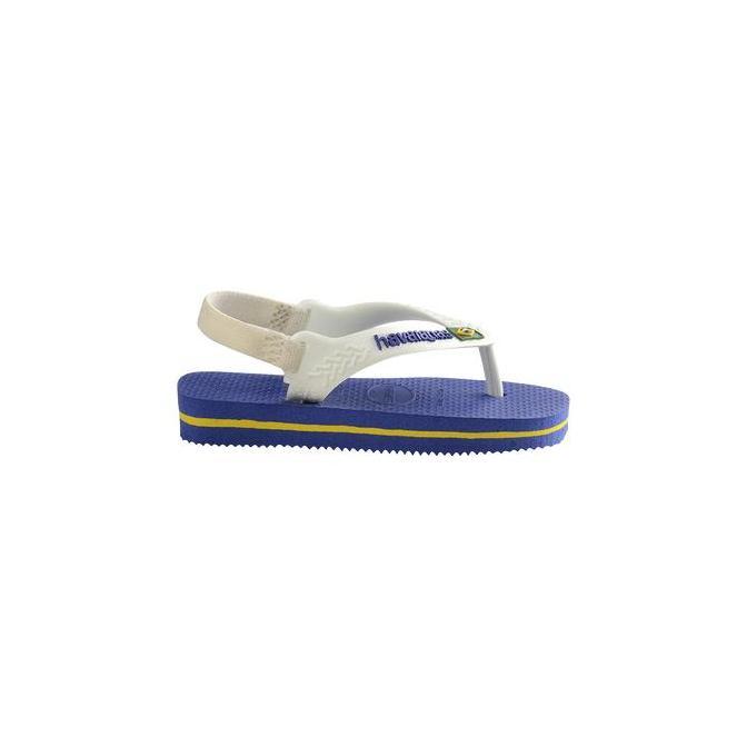 Larisbanget- Havaianas Brasil Logo Marine Blue Baby Sandals - Sandal Anak